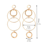 Big Hoop Earrings Personality Temperament Long Geometric Round Earrings For Women & Girls--ANDROMEDA QUINNS | AURELLE'S-ANDROMEDA QUINNS | AURELLE'S