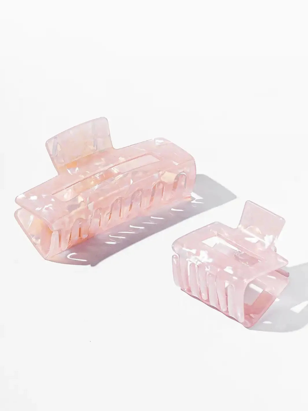 Rose Quartz Claw Clips, Set of 2-n/a-ANDROMEDA QUINNS | AURELLE'S-Ellie Rose