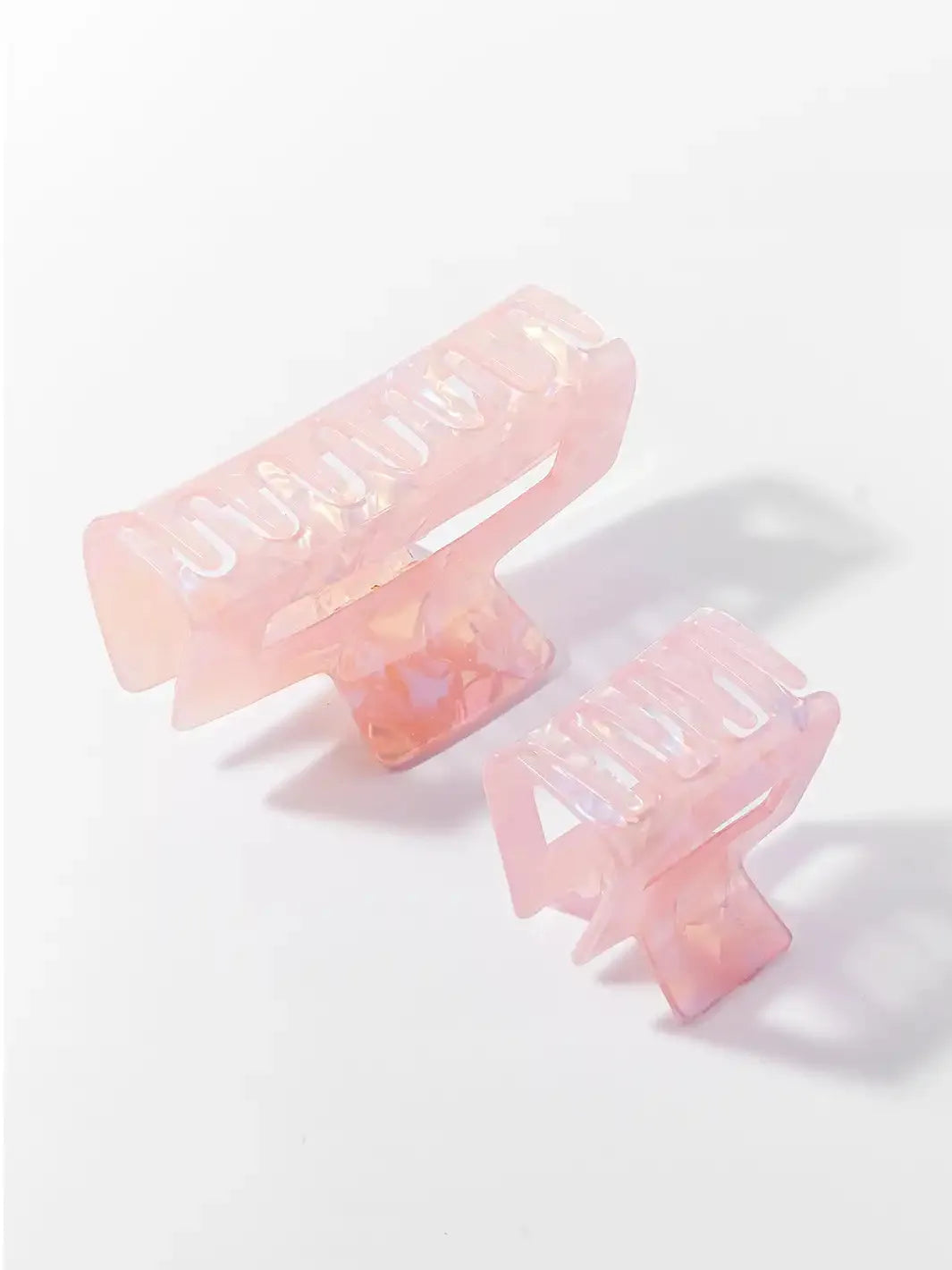 Rose Quartz Claw Clips, Set of 2-n/a-ANDROMEDA QUINNS | AURELLE'S-Ellie Rose
