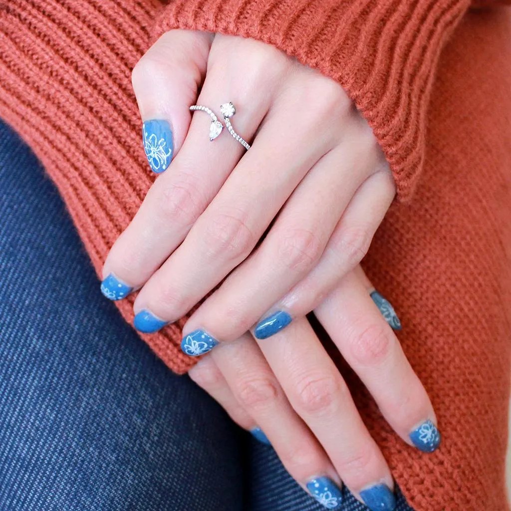 DA138 - High polished (no plating) Stainless Steel Ring with AAA Grade CZ  in Clear-Ring-ANDROMEDA QUINNS | AURELLE'S-Alamode