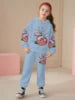 2025 Spring and Autumn New Girl's Exquisite and Cute Hoodie with Pants Two Piece Set