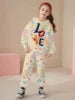 2025 Spring and Autumn New Girl's Exquisite and Cute Hoodie with Pants Two Piece Set