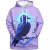 Men's Hot Selling Fashionable Street Style Cool Animal Pattern Hoodie Sweatshirt Autumn with Striking Flair