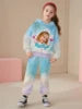 2025 Spring and Autumn New Girl's Exquisite and Cute Hoodie with Pants Two Piece Set