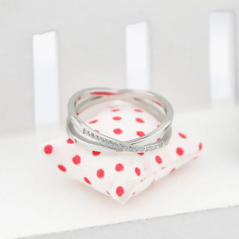 Beautiful And Exquisite Titanium Steel High Quality Women Ring With Zircon Inlaid Fashion Jewelry Love Rings Drop Shipping--ANDROMEDA QUINNS | AURELLE'S-ANDROMEDA QUINNS | AURELLE'S