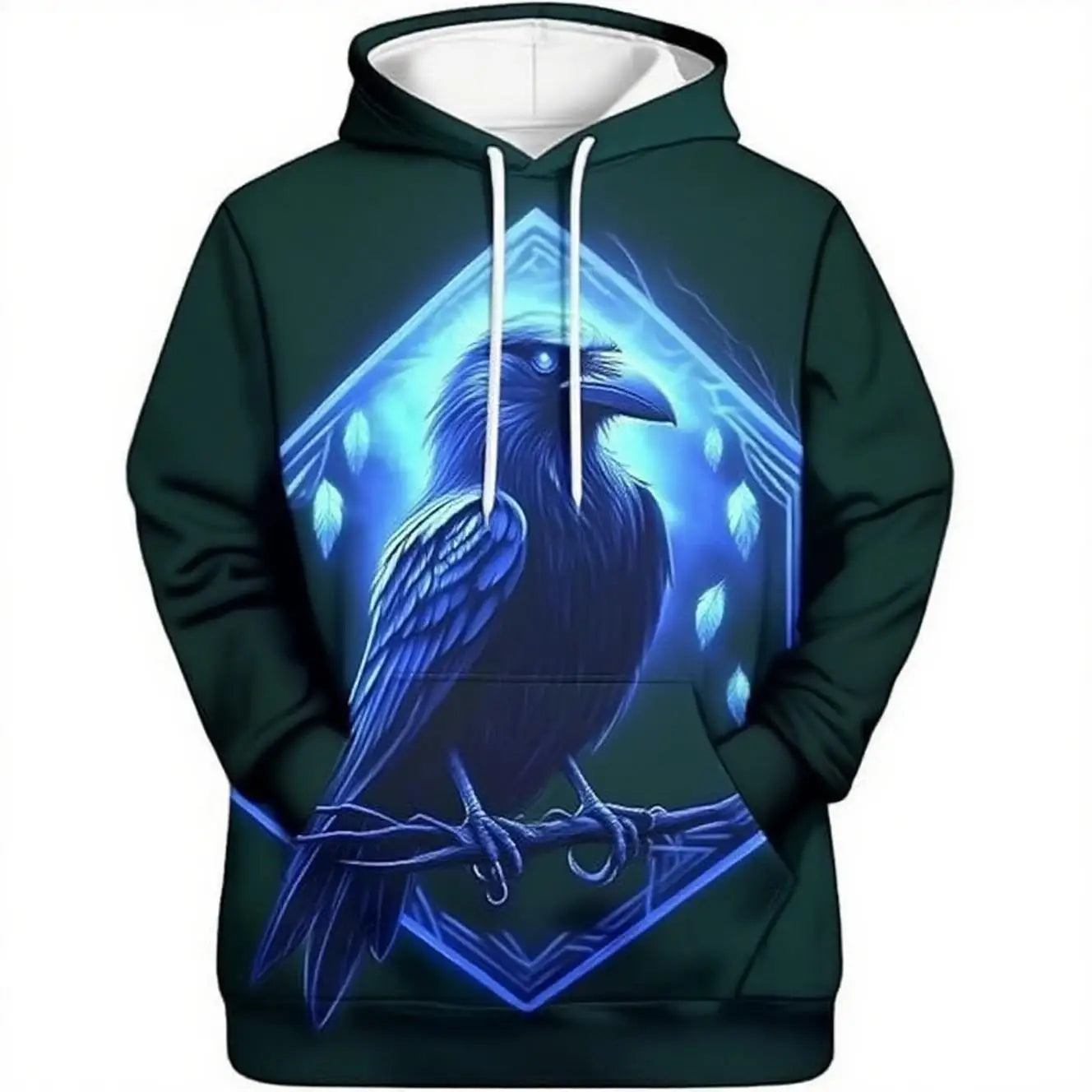 Men's Hot Selling Fashionable Street Style Cool Animal Pattern Hoodie Sweatshirt Autumn with Striking Flair