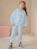 2025 Spring and Autumn New Girl's Exquisite and Cute Hoodie with Pants Two Piece Set