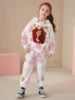 2025 Spring and Autumn New Girl's Exquisite and Cute Hoodie with Pants Two Piece Set