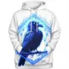 Men's Hot Selling Fashionable Street Style Cool Animal Pattern Hoodie Sweatshirt Autumn with Striking Flair