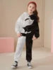 2025 Spring and Autumn New Girl's Exquisite and Cute Hoodie with Pants Two Piece Set