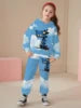 2025 Spring and Autumn New Girl's Exquisite and Cute Hoodie with Pants Two Piece Set