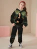 2025 Spring and Autumn New Girl's Exquisite and Cute Hoodie with Pants Two Piece Set
