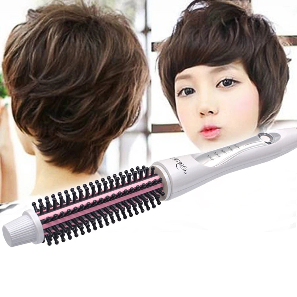 Hair Curler Hair Straightening Brush Hot Heating Comb Hair Straight Styler Corrugation Curling Iron Hair Curler Comb--ANDROMEDA QUINNS | AURELLE'S-ANDROMEDA QUINNS | AURELLE'S