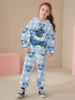 2025 Spring and Autumn New Girl's Exquisite and Cute Hoodie with Pants Two Piece Set