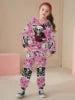 2025 Spring and Autumn New Girl's Exquisite and Cute Hoodie with Pants Two Piece Set