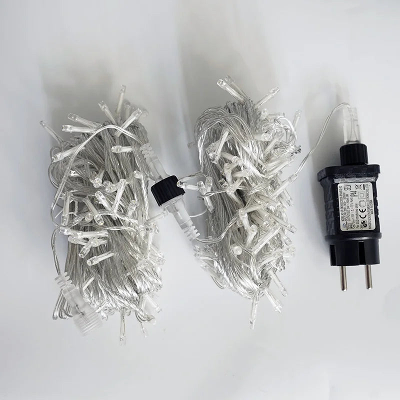 LED Christmas String Lights Outdoor Waterproof Fairy Twinkle Lights Plug in for Outside Tree Classroom Wedding Xmas Decorations--ANDROMEDA QUINNS | AURELLE'S-ANDROMEDA QUINNS | AURELLE'S