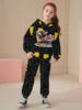 2025 Spring and Autumn New Girl's Exquisite and Cute Hoodie with Pants Two Piece Set