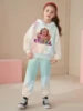 2025 Spring and Autumn New Girl's Exquisite and Cute Hoodie with Pants Two Piece Set