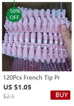 120pcs Pink French Tip Press-On Nails Medium Length Square Shape With Glossy Finish False Nails Full Cover Pre-Shaped Fake Nails--ANDROMEDA QUINNS | AURELLE'S-ANDROMEDA QUINNS | AURELLE'S