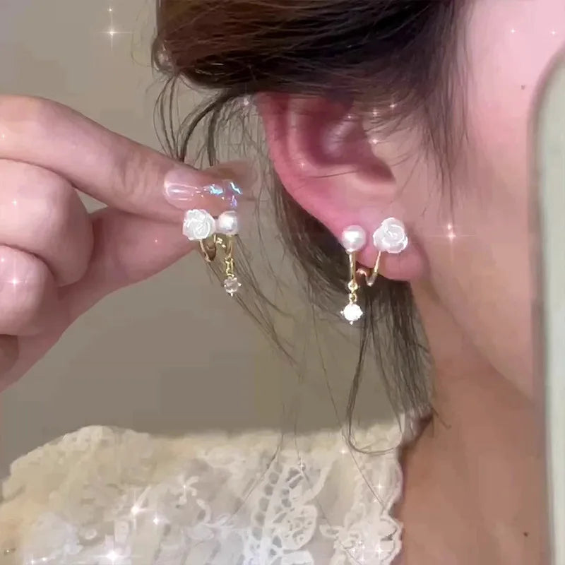 2023 New Fashion Trend Unique Design Elegant Delicate Geometric Round Earrings For Women Jewelry Wedding Party Premium Gifts--ANDROMEDA QUINNS | AURELLE'S-ANDROMEDA QUINNS | AURELLE'S