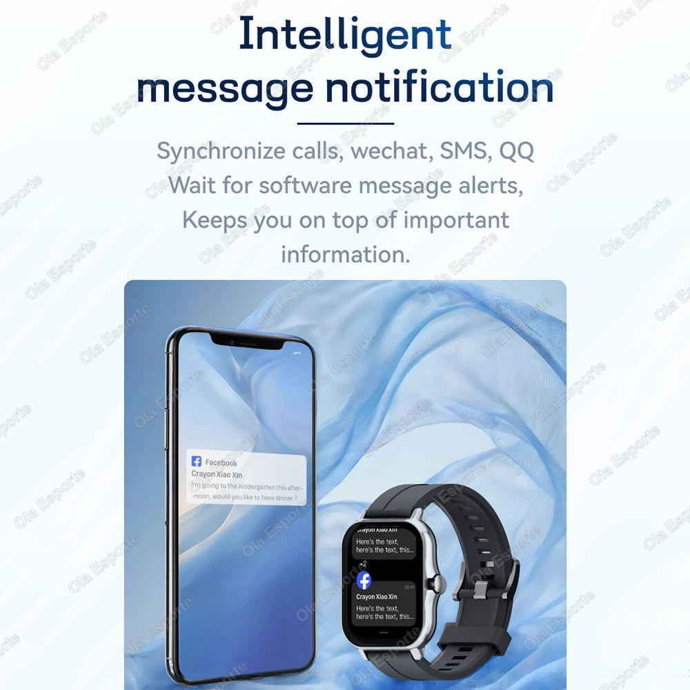 Outdoor Sports Smart Watch Wireless Calling Information Reminder Wallpaper Change Men's and Women's Waterproof Smartwatch 2025--ANDROMEDA QUINNS | AURELLE'S-ANDROMEDA QUINNS | AURELLE'S