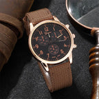New Mens Fashion Quartz Men Watches Top Brand Luxury Male Clock Watch Sport Wrist Watch Bracelet Set Clock Relogio Masculino--ANDROMEDA QUINNS | AURELLE'S-ANDROMEDA QUINNS | AURELLE'S