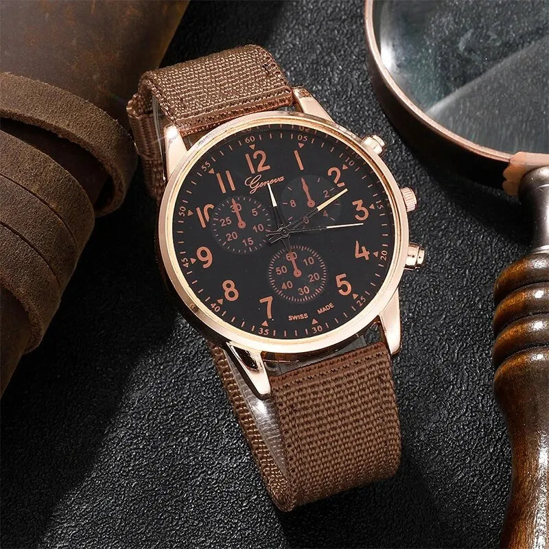 New Mens Fashion Quartz Men Watches Top Brand Luxury Male Clock Watch Sport Wrist Watch Bracelet Set Clock Relogio Masculino--ANDROMEDA QUINNS | AURELLE'S-ANDROMEDA QUINNS | AURELLE'S