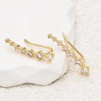 14K Gold Plated Exquisite Zircon Stud Earrings for Women Trendy 2024 New Fashion Earring Party Jewelry Gifts--ANDROMEDA QUINNS | AURELLE'S-ANDROMEDA QUINNS | AURELLE'S