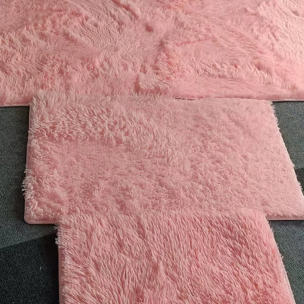 VIKAMA Silk wool Living Room  Bedside Home Light Luxury Non-slip Dirt Resistant Washable Rug--ANDROMEDA QUINNS | AURELLE'S-ANDROMEDA QUINNS | AURELLE'S