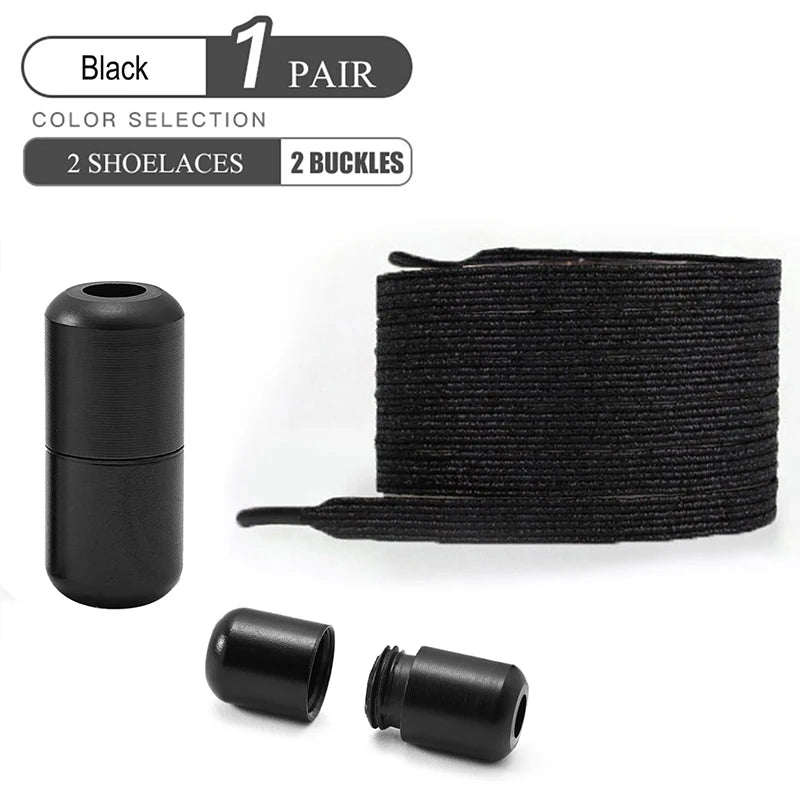 1Pair/2Pairs/4Pairs No Tie Shoe Laces Colorful Buckle Shoelaces Pearl Light Colorful Fashion Without Ties Elastic Laces Sneaker--ANDROMEDA QUINNS | AURELLE'S-ANDROMEDA QUINNS | AURELLE'S