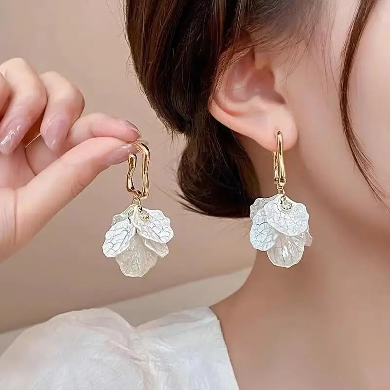 925 Silver Needle Purple Butterfly Long Tassel Earrings For Women Jewelry 2025 Trending Korean Fashion Luxury Crystal Earrings--ANDROMEDA QUINNS | AURELLE'S-ANDROMEDA QUINNS | AURELLE'S