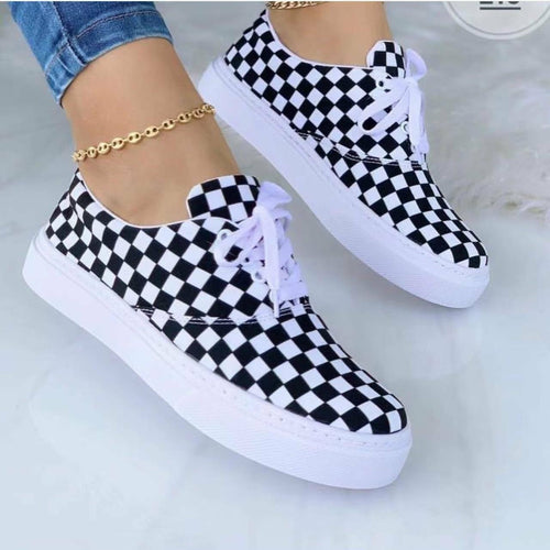 2022 Fashion Graffiti Women Sneakers Trainers Shoes--ANDROMEDA QUINNS | AURELLE'S-ANDROMEDA QUINNS | AURELLE'S