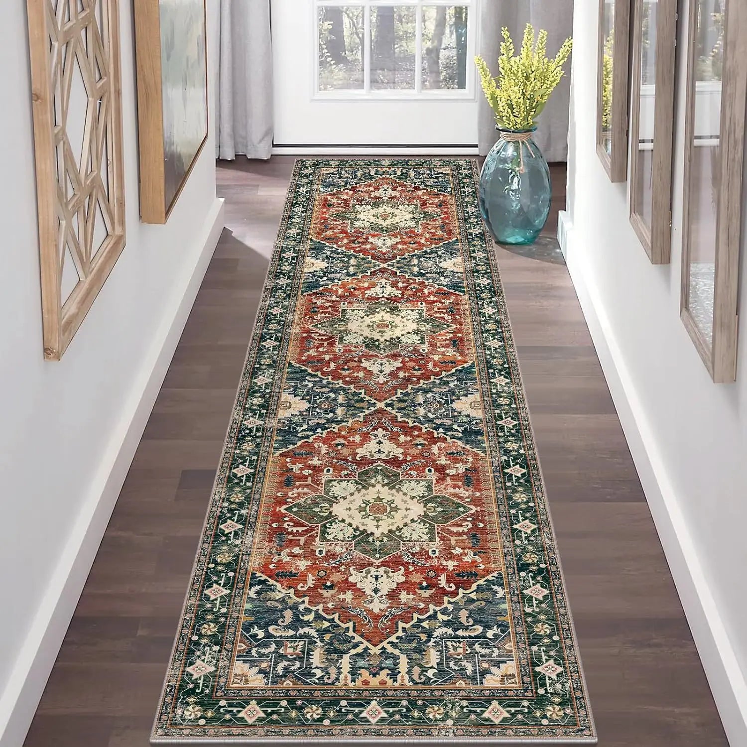 VIKAMA Hallway Runner Rugs Non Slip Machine Washable Carpet for Kitchen Entryway Living Bedroom Laundry Room Home Decoration--ANDROMEDA QUINNS | AURELLE'S-ANDROMEDA QUINNS | AURELLE'S