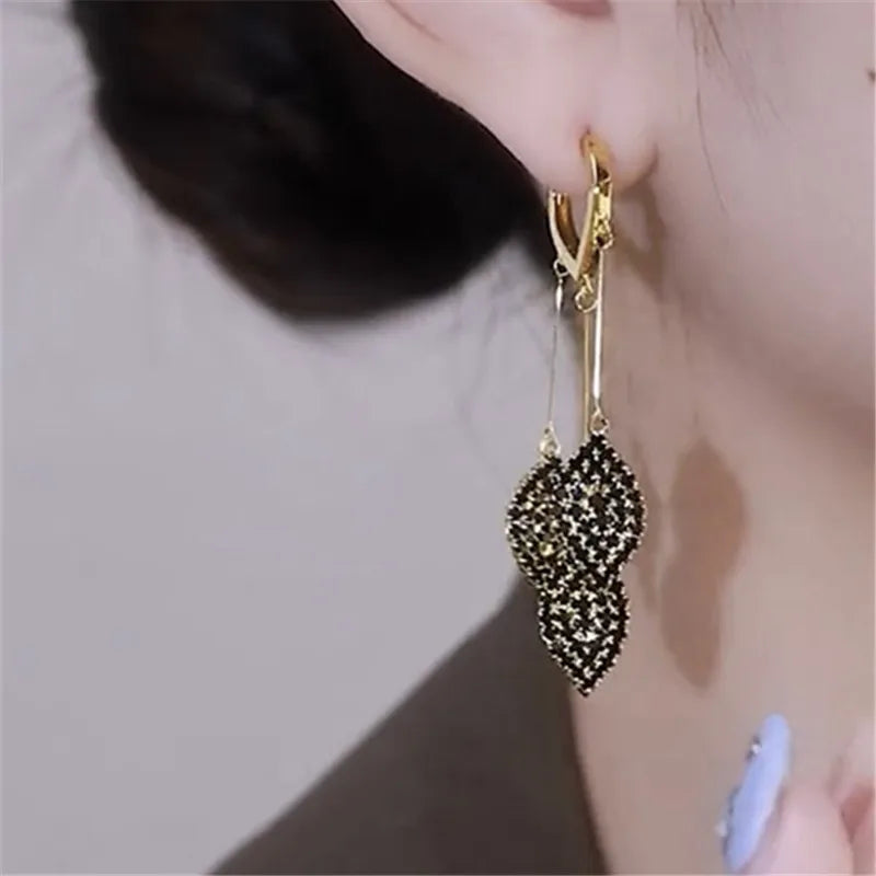 2023 New Fashion Trend Unique Design Elegant Delicate Geometric Round Earrings For Women Jewelry Wedding Party Premium Gifts--ANDROMEDA QUINNS | AURELLE'S-ANDROMEDA QUINNS | AURELLE'S
