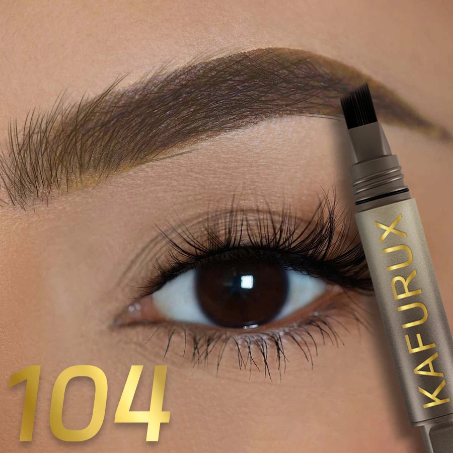 3D Dye Eyebrow Pencil Hairling Anti-smudge Waterproof Long Lasting Black Brown Large Brush Natural Wild Eyebrow Enhancers Cream--ANDROMEDA QUINNS | AURELLE'S-ANDROMEDA QUINNS | AURELLE'S
