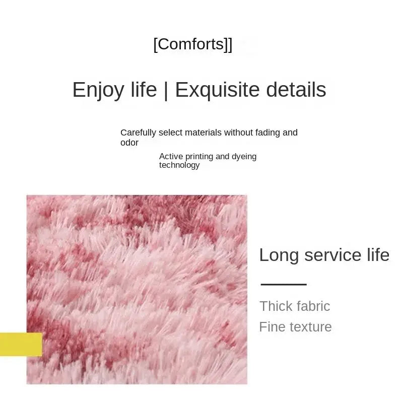 VIKAMA Silk wool Living Room  Bedside Home Light Luxury Non-slip Dirt Resistant Washable Rug--ANDROMEDA QUINNS | AURELLE'S-ANDROMEDA QUINNS | AURELLE'S