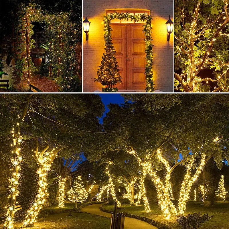 20/50 Led Solar String Light Fairy Garden Waterproof Outdoor Lamp 6V Garland For Christmas Xmas Holiday Party Home Decoration--ANDROMEDA QUINNS | AURELLE'S-ANDROMEDA QUINNS | AURELLE'S
