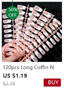 120pcs Pink French Tip Press-On Nails Medium Length Square Shape With Glossy Finish False Nails Full Cover Pre-Shaped Fake Nails--ANDROMEDA QUINNS | AURELLE'S-ANDROMEDA QUINNS | AURELLE'S