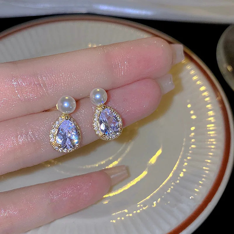 2023 New Fashion Trend Unique Design Elegant Delicate Geometric Round Earrings For Women Jewelry Wedding Party Premium Gifts--ANDROMEDA QUINNS | AURELLE'S-ANDROMEDA QUINNS | AURELLE'S