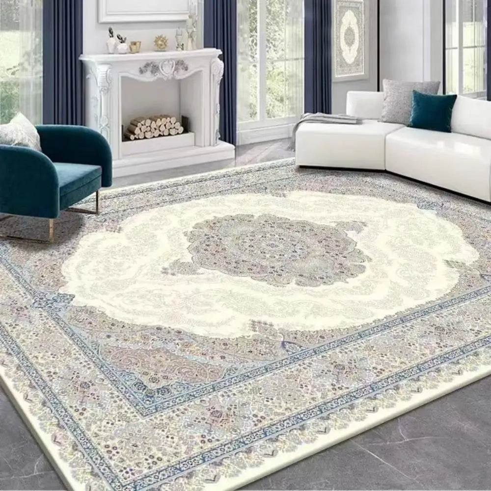 VIKAMA Boho Luxury Carpet Crystal Velvet Bedroom Living Room Mat Home Decor Vintage Exotic Modern Minimalist Large Area Carpet--ANDROMEDA QUINNS | AURELLE'S-ANDROMEDA QUINNS | AURELLE'S