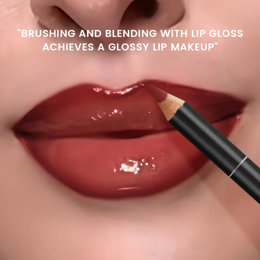Hydrating Lip Gloss & Lip Liner Set - Define Your Lips with 3D Precision,Perfectly Versatile for Every Makeup Style--ANDROMEDA QUINNS | AURELLE'S-ANDROMEDA QUINNS | AURELLE'S