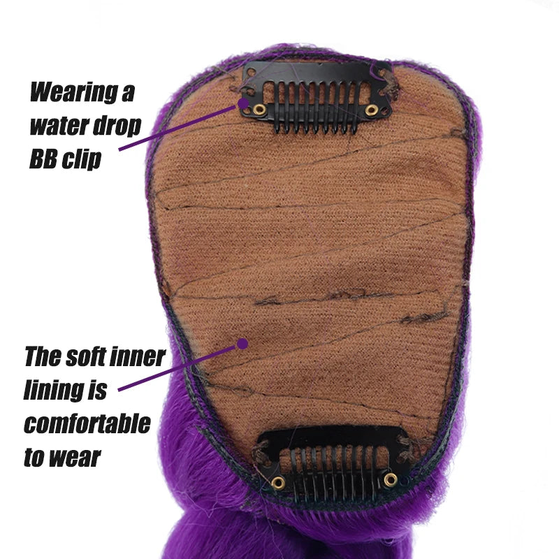 cosplay wig Skpop Witch Hunter Team Rumi purple wig Mira Zoe cosplay braided single dress