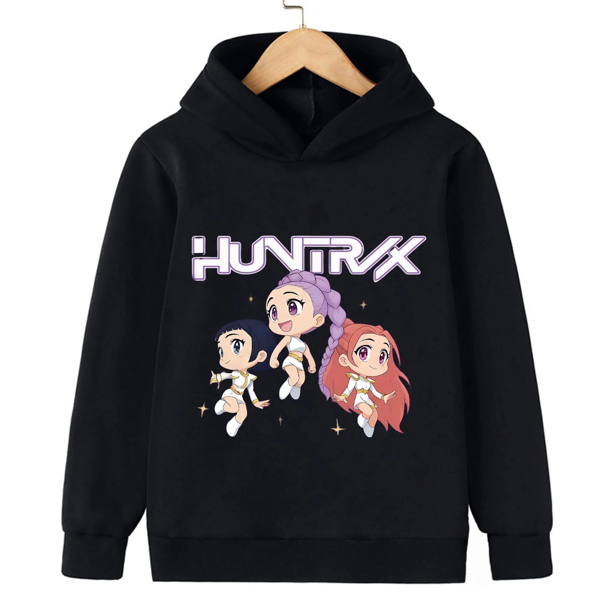 Toddler Girl Clothes KPop Demon Hunters Fashion Hoodie Clothes Child Girl Movie New Sweatshirts K-Pop Demon Hunters Casual Tops