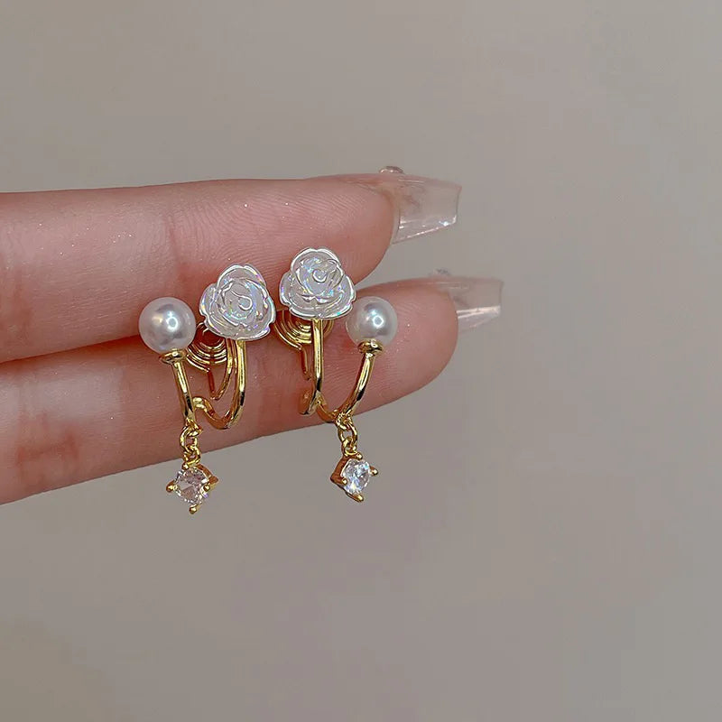 2023 New Fashion Trend Unique Design Elegant Delicate Geometric Round Earrings For Women Jewelry Wedding Party Premium Gifts--ANDROMEDA QUINNS | AURELLE'S-ANDROMEDA QUINNS | AURELLE'S