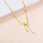 Vintage Butterfly Necklace Women Golden Stainless Steel Blade Snake Chains Aesthetic Charms Choker Women jewelry Gift To Mujer--ANDROMEDA QUINNS | AURELLE'S-ANDROMEDA QUINNS | AURELLE'S
