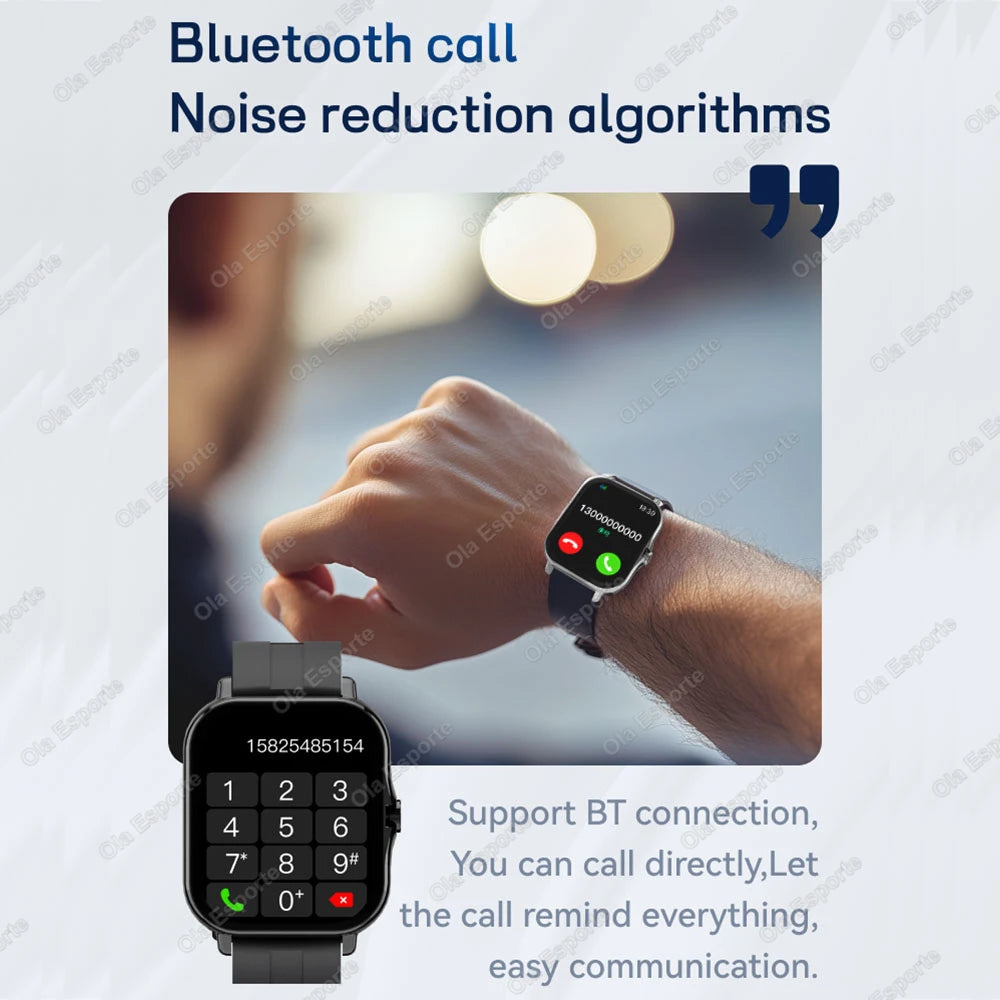 Outdoor Sports Smart Watch Wireless Calling Information Reminder Wallpaper Change Men's and Women's Waterproof Smartwatch 2025--ANDROMEDA QUINNS | AURELLE'S-ANDROMEDA QUINNS | AURELLE'S