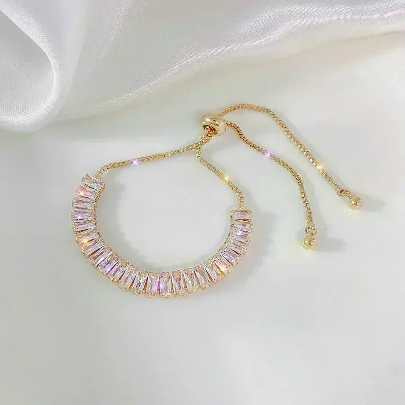 Exquisite Opal Tulip Zircon Bracelet for Women Fashionable Personalized Daily Accessory Party Jewelry Birthday Anniversary Gifts--ANDROMEDA QUINNS | AURELLE'S-ANDROMEDA QUINNS | AURELLE'S