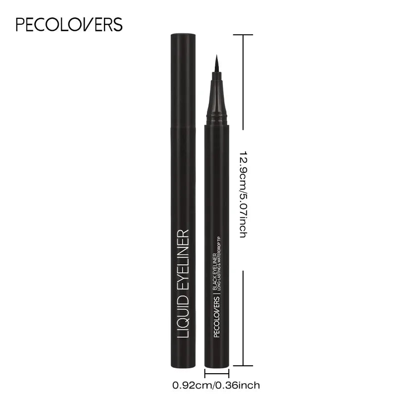 5PCS/Set Smooth Liquid Eyeliner Pen, Waterproof, Long-lasting Makeup, Black, Ultra-fine Pen Tip,Create A Charming Eye Makeup--ANDROMEDA QUINNS | AURELLE'S-ANDROMEDA QUINNS | AURELLE'S