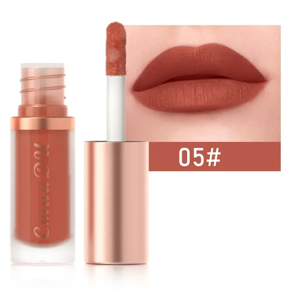 1pcs Waterproof Matte Velvet Lip Glaze Moisturizing Long Lasting Non-stick Cup Not Easy To Fade Lip Gloss Lipstick Makeup--ANDROMEDA QUINNS | AURELLE'S-ANDROMEDA QUINNS | AURELLE'S