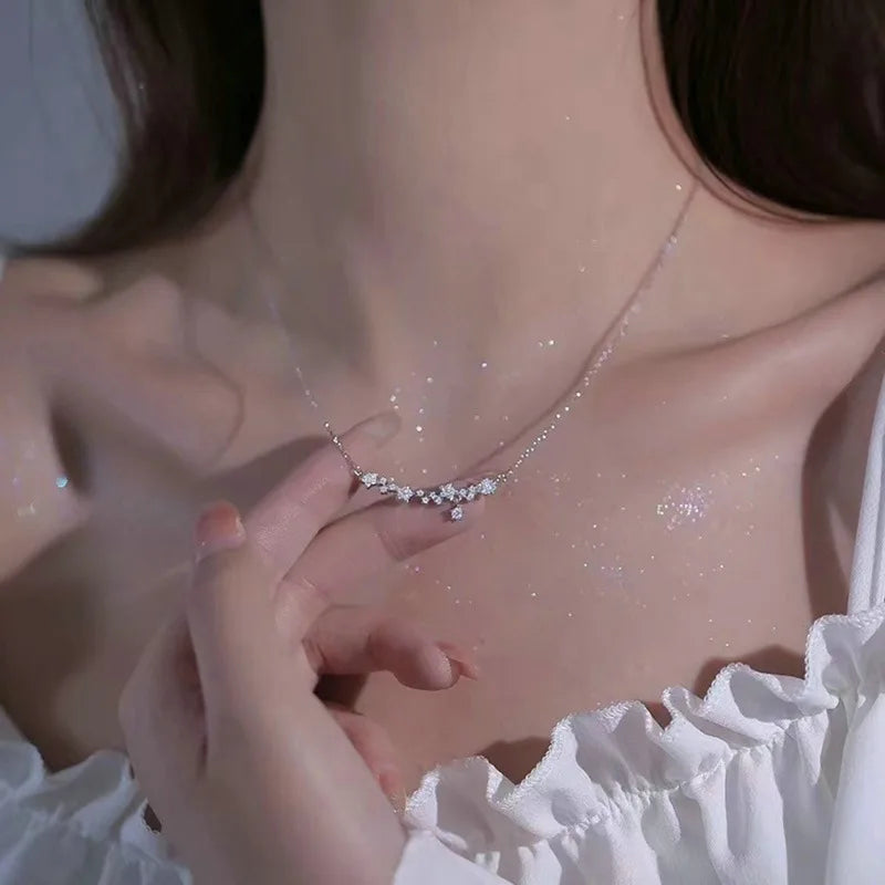 New Wine Red Cherry Gold Color Pendant Necklace For Women Personality Fashion Necklace Wedding Jewelry Birthday Gifts--ANDROMEDA QUINNS | AURELLE'S-ANDROMEDA QUINNS | AURELLE'S